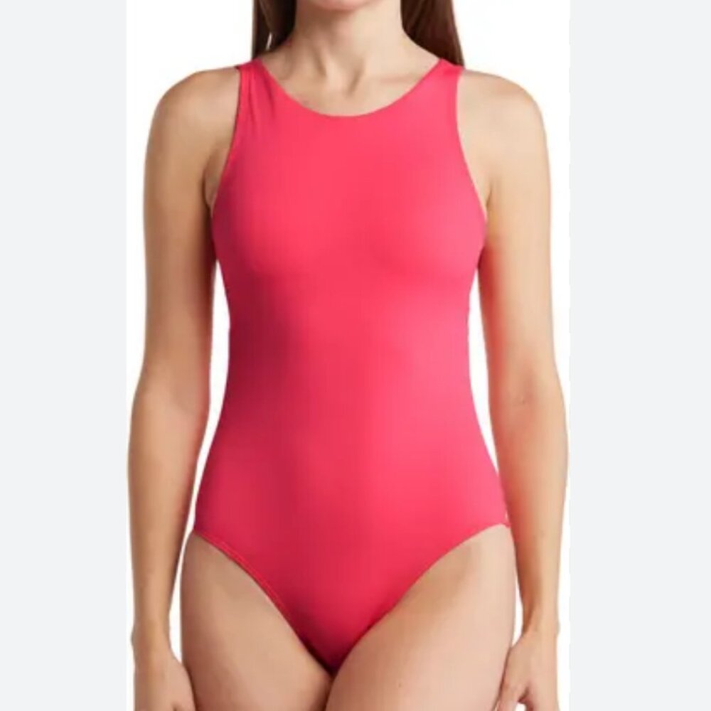 Tommy Bahama "Pearl" high neck One-Piece Swimsuit
